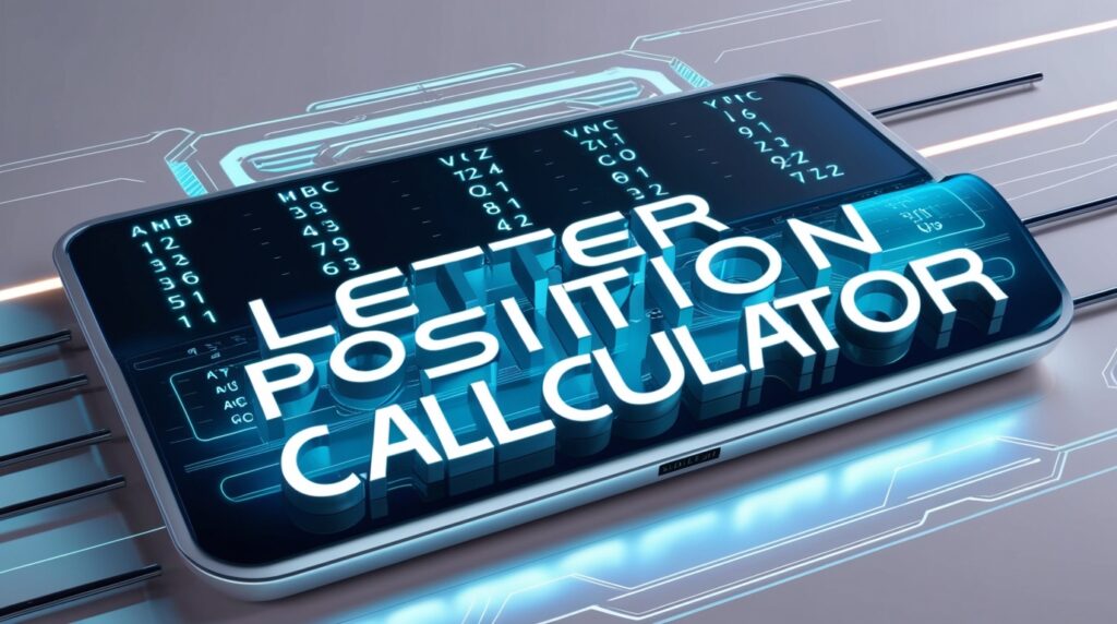 Letter Position Calculator